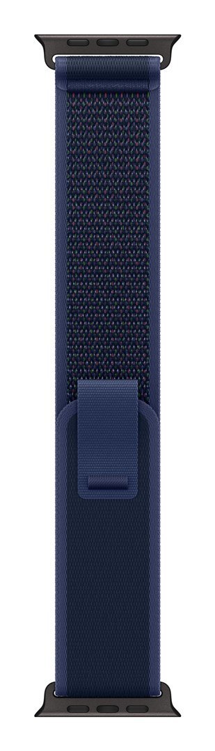 Pasek Apple Watch Trail Loop do Watch Ultra 49mm Blau / Titan schwarz (S/M)