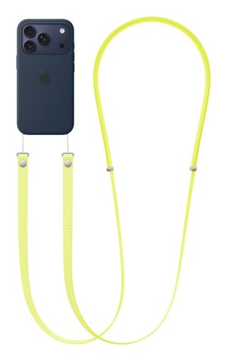 Pasek listonoszka Apple w kolorze neonowym żółtym