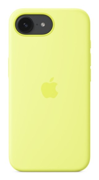 Silikonowe etui APPLE do iPhone'a 16e - neonowy żółty