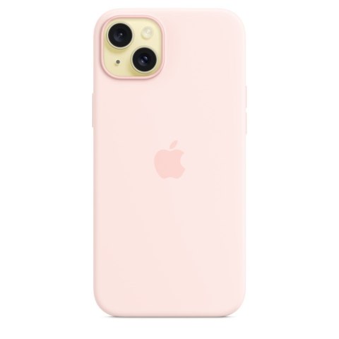 Silikonowe etui Apple z MagSafe Light Pink, do iPhone 15 Plus, MT143ZM/A