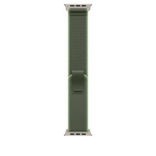 Zegarek Apple Watch 49mm Green/Neon Trail Loop M/L - Natural Titanium Finish