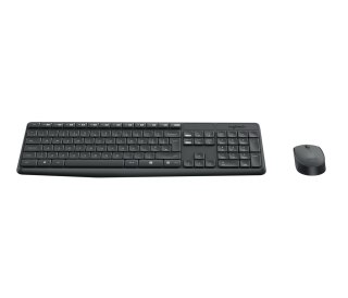 Logitech Klawiatura MK235 Wireless KBD+Mouse Grey CZ