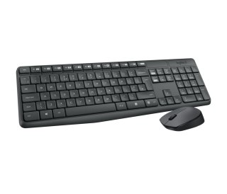 Logitech Klawiatura MK235 Wireless KBD+Mouse Grey CZ