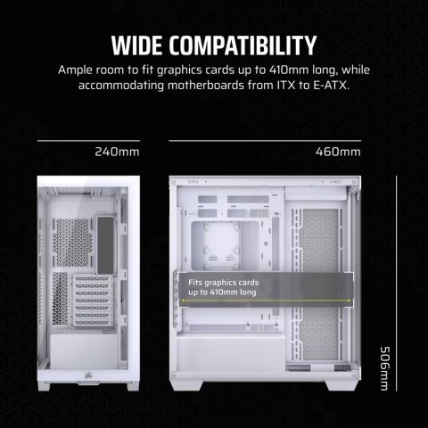 Obudowa Corsair 3500X RSR ARGB Tempered Glass Mid-Tower, White