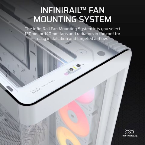 Obudowa Corsair FRAME 4500X RS-R ARGB Tempered Glass Mid-Tower, White
