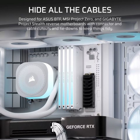 Obudowa Corsair FRAME 4500X RS-R ARGB Tempered Glass Mid-Tower, White