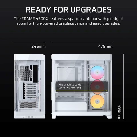 Obudowa Corsair FRAME 4500X RS-R ARGB Tempered Glass Mid-Tower, White