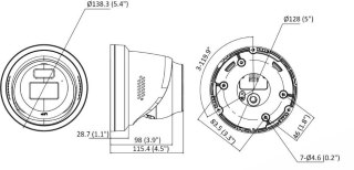 Kamera IP Hikvision DS-2CD23166G3-IS2UY SL(2 8)eFO-STDBLACK