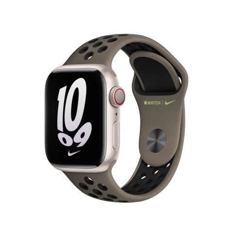 Opaska sportowa Apple Nike Sportarmband für Apple Watch Olive Grey/Schwarz 41mm