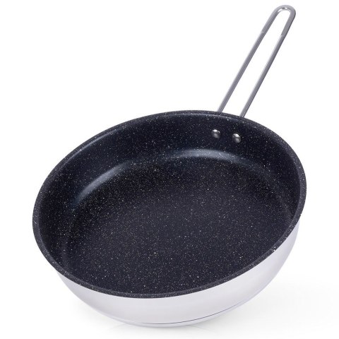 Patelnia Stalowa do Smażenia Nieprzywierająca Trwała GRANDE 26 cm