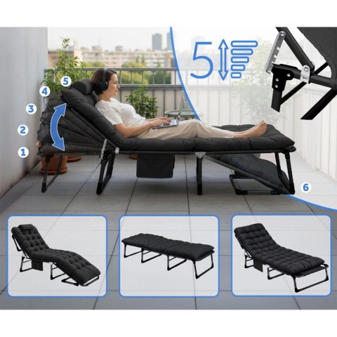 Łóżko turystyczne składane leżak ogrodowy ChillWell Dream Sofotel