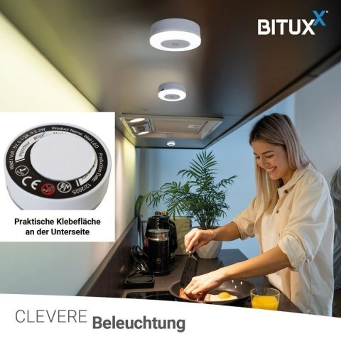 Zestaw 10x Lampka Nocna LED Dotykowa USB - 3 Barwy Światła, Podszafkowa BITUXX