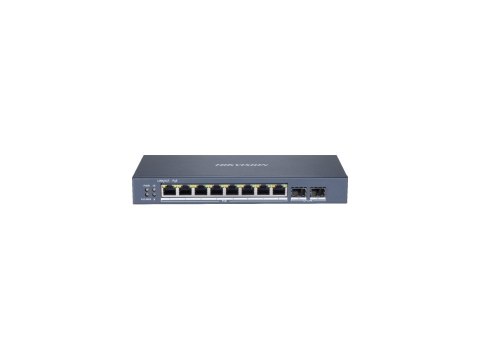 Hikvision DS-3E1510P-SI łącza sieciowe Zarządzany L2 Gigabit Ethernet (10/100/1000) Obsługa PoE Czarny