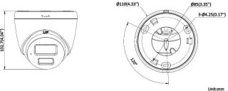 Kamera IP Hikvision DS-2CD1363G2-LIUF SL(2 8mm)