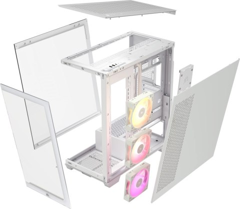 Corsair iCUE LINK 3500X RGB Midi Tower Biały