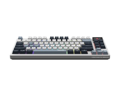 Klawiatura do gier MSI FORGE GK600 TKL Wireless SKY Bezprzewodowa