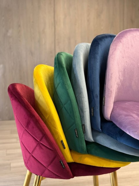 Krzesło tapicerowane GLORIA WINE VELVET