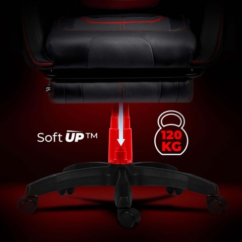 Fotel gamingowy obrotowy krzesło gracza podnóżek kubełkowy Specter Sofotel