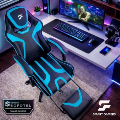 Fotel gamingowy obrotowy krzesło gracza podnóżek kubełkowy Specter Sofotel