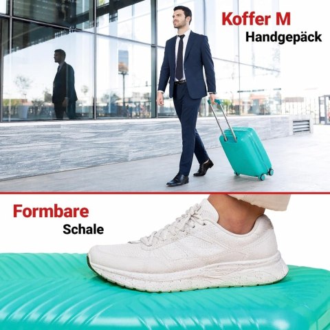 Zestaw Walizek Podróżnych Berwin 3 szt Twarde Na Kółkach TSA XL L M