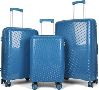 Zestaw Walizek Podróżnych Berwin 3 szt Twarde Na Kółkach TSA XL L M