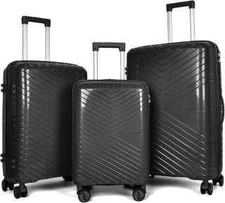 Zestaw Walizek Podróżnych Berwin 3 szt Twarde Na Kółkach TSA XL L M