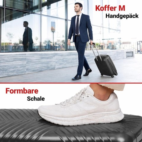 Zestaw Walizek Podróżnych Berwin 3 szt Twarde Na Kółkach TSA XL L M