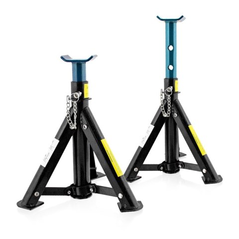 Podstawki warsztatowe 4x 3T regulowane składane kobyłki pod auto stal