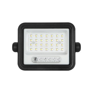Naświetlacz LED solarny V-TAC 6W CCT pilot auto timer IP65 czarny VT-54W 700lm 3 lata gwarancji