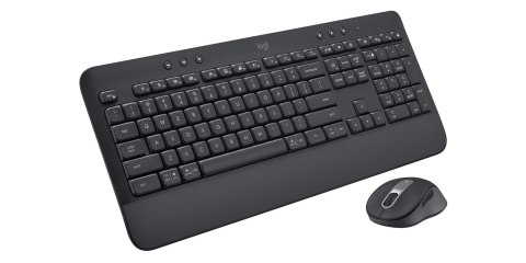 Logitech Signature MK650 Combo For Business klawiatura Dołączona myszka Biuro Bluetooth QWERTY Amerykański międzynarodowy Grafit