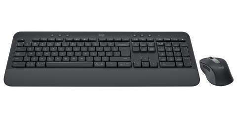 Logitech Signature MK650 Combo For Business klawiatura Dołączona myszka Biuro Bluetooth QWERTY Amerykański międzynarodowy Grafit