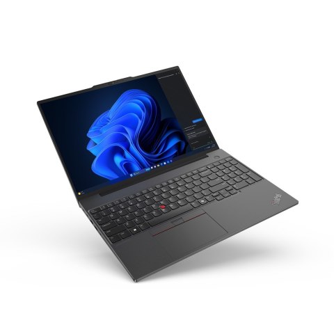Lenovo ThinkPad E16 Gen 2 Ryzen 5 7535U 16"WUXGA IPS 300nits AG 8GB DDR5 SSD256 660M Backlit Kb FgPr Cam1080p 47Wh W11Pro Black 