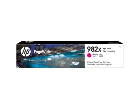HP Oryginalny purpurowy wkład atramentowy 982X PageWide o dużej pojemności