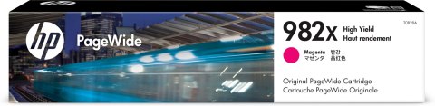 HP Oryginalny purpurowy wkład atramentowy 982X PageWide o dużej pojemności