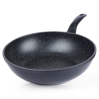 Patelnia Wok Granitowa 30 cm ORION Grande Nieprzywierająca Indukcja