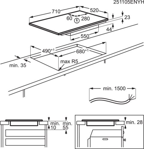 Płyta indukcyjna ELECTROLUX EIV734
