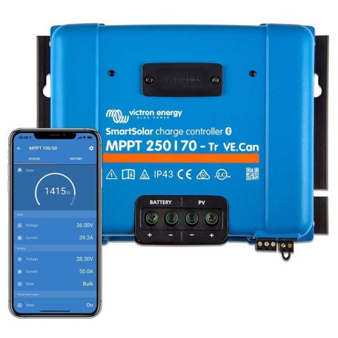 SmartSolar MPPT 250/70-Tr VE. Puszka