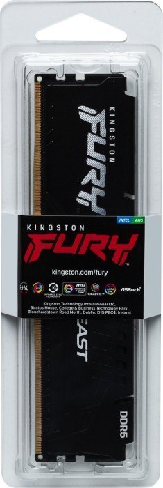 Pamięć DDR5 Fury Beast Black 16GB(1*16GB) 5600 CL40