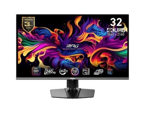 Monitor 31.5 cala MPG 321URX QD-OLED QD-OLED LED UHD Flat 240Hz czarny