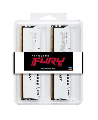 Pamięć DDR5 Fury Beast 32GB(2*16GB) 6000 CL36 biała