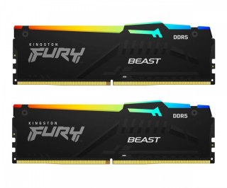 Pamięć DDR5 Fury Beast RGB 32GB(2*16GB) 6000 CL36