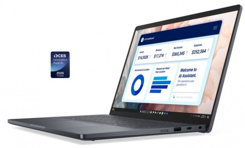 Laptop Dell Pro 14 Premium PA14250 W11P U7-266V 16GB 512GB SSD CL35 14 0 FHD+ Arc FgrPr Cams&Mic 5G WWAN+BT BcklKb 3C vPro 3YPS 