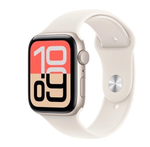 Watch SE 3 GPS+Cellular koperta 44 mm z aluminium w kolorze księżycowej poświaty  pasek sportowy w kolorze księżycowej poświaty 