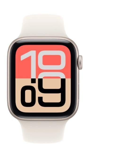 Watch SE 3 GPS+Cellular koperta 44 mm z aluminium w kolorze księżycowej poświaty  pasek sportowy w kolorze księżycowej poświaty 