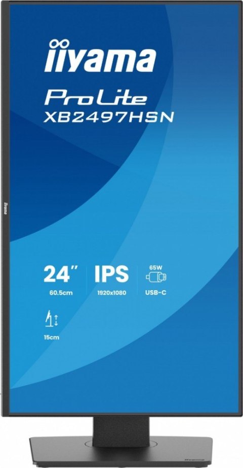 Monitor 24 cale XB2497HSN-B1 IPS, USB-C Dock,HDMI, DP, RJ45