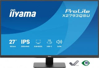 Monitor 27 cali X2793QSU-B1 IPS, QHD, HDMI, DP, 2xUSB