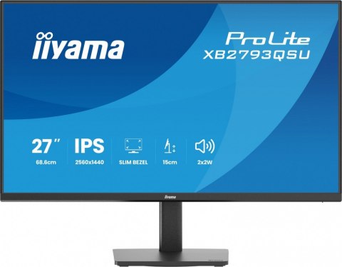 Monitor 27 cali XB2793QSU-B1 IPS, QHD, HDMI, DP, 2xUSB