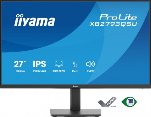 Monitor 27 cali XB2793QSU-B1 IPS, QHD, HDMI, DP, 2xUSB