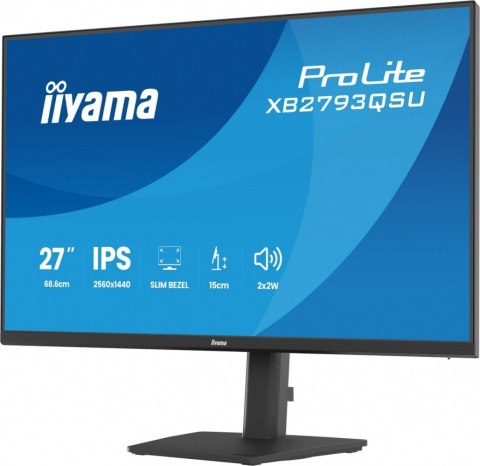 Monitor 27 cali XB2793QSU-B1 IPS, QHD, HDMI, DP, 2xUSB