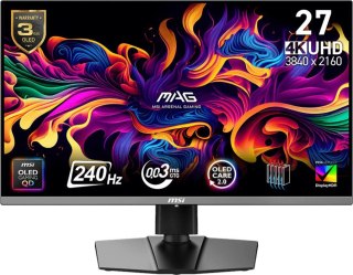 Monitor MAG 272UP QD-OLED X24 26.5 LED Flat QD-OLED UHD 240Hz Czarny